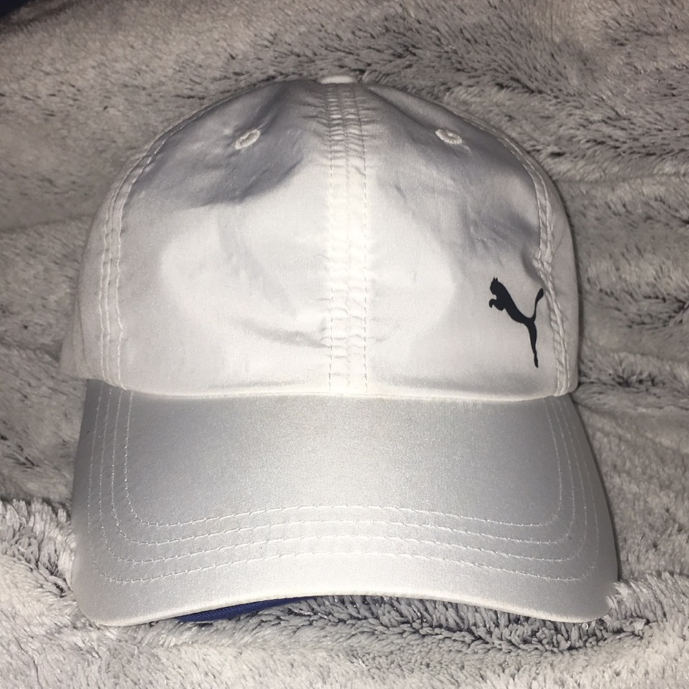 White puma hat